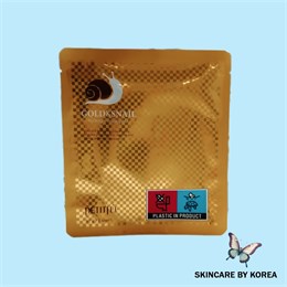 Petitfee Gold&Snail Hydrogel mask pack Гидрогелевая маска для лица с золотом и муцином улитки 30 гр 05066